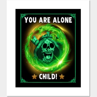 You Are Alone Child - Adventure Time Lich Posters and Art